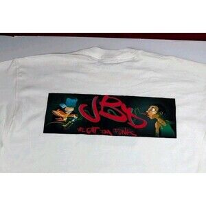 Jerome Baker Designs TShirt XL Y2K Smoke Trippy Mens Tee Funk 420 JBD Vintage